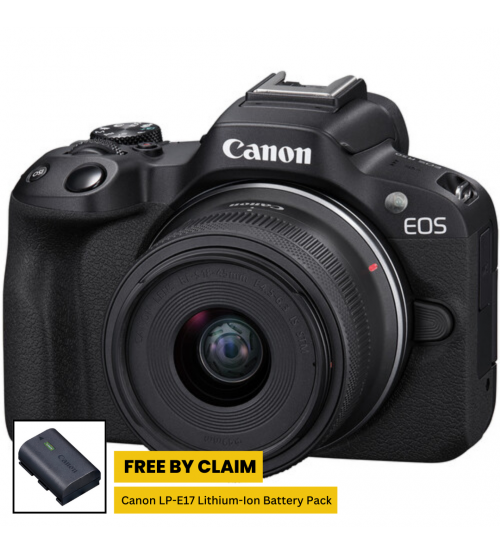 Canon EOS R50 KIT RF-S 18-45MM STM (Black) (Promo Cashback Rp 1.000.000)